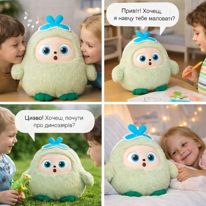 Інтерактивна м'яка іграшка Yaya з штучним інтелектом AI Chat GPT-40