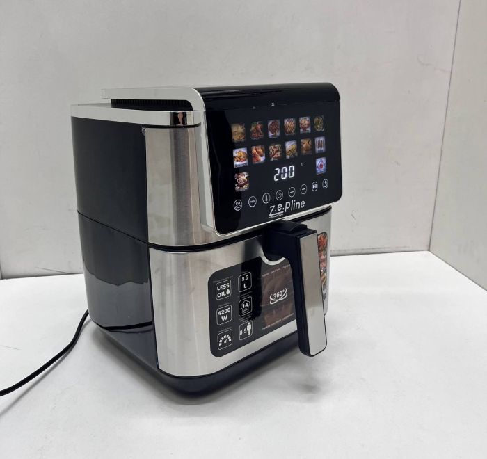 Фритюрниця 13 л з двома тенами 4200 Вт Zepline ZP-00339 на 14 програм зі знімним ковшиком та силіконовою формою