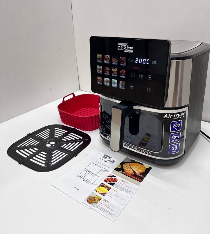 Фритюрниця 12 л з двома тенами 4200 Вт Zepline ZP-00236 з віконцем та з силіконовою формою