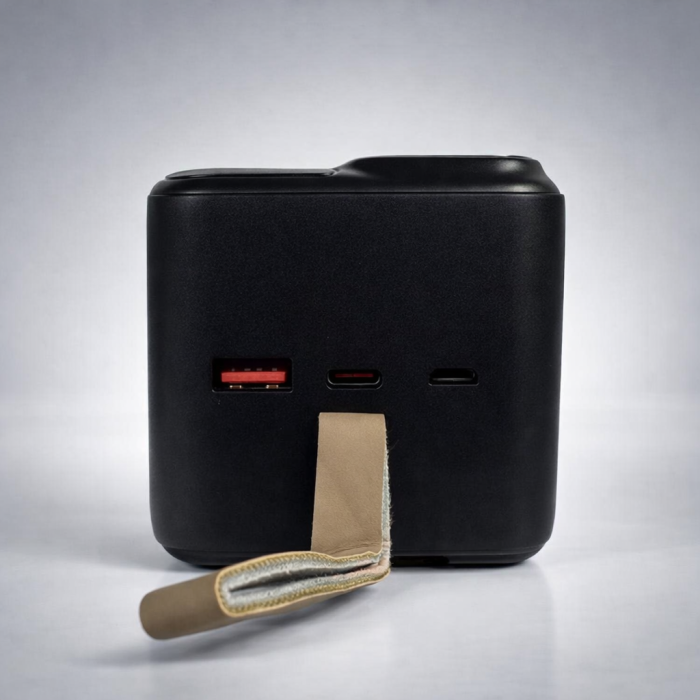 Повербанк KP KPG-501 Power Bank 50000 мА·год 22,5 Вт з дисплеєм та вбудованими кабелями