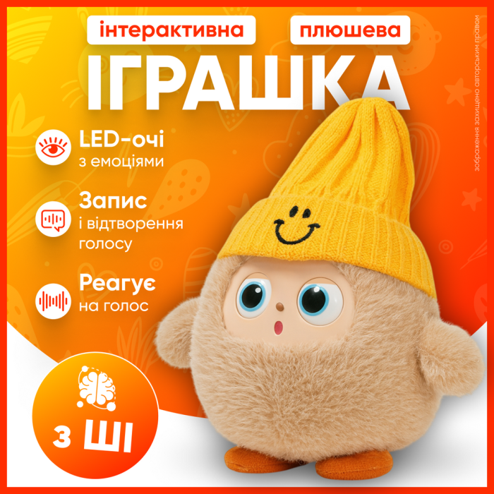 Інтерактивна м'яка іграшка Nunu з штучним інтелектом AI Chat GPT-40