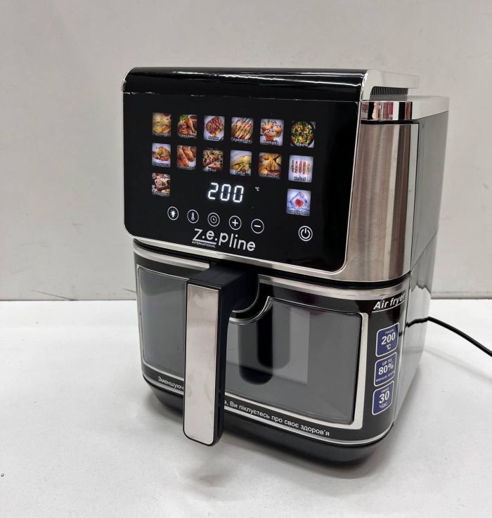 Фритюрниця 13 л з двома тенами 4200 Вт Zepline ZP-00340 на 14 програм з силіконовою формою
