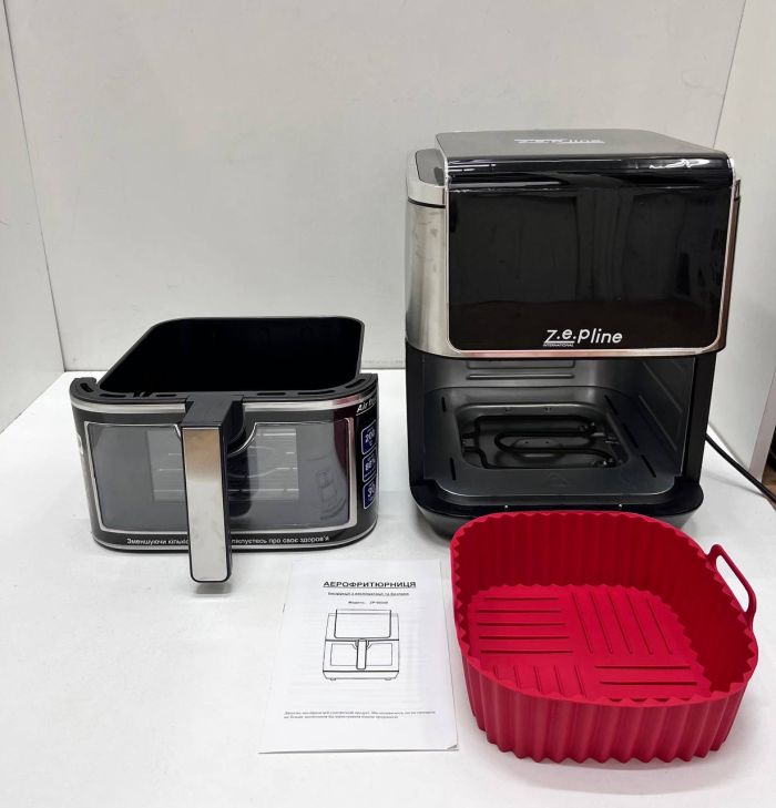 Фритюрниця 13 л з двома тенами 4200 Вт Zepline ZP-00340 на 14 програм з силіконовою формою