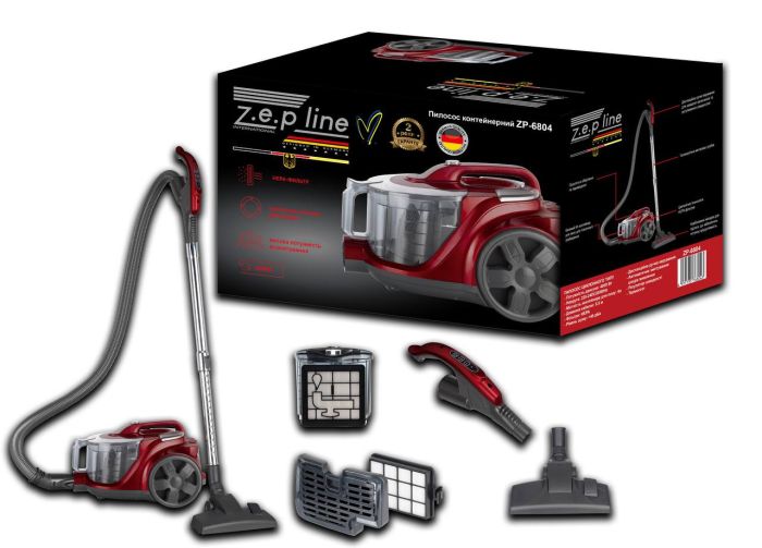 Пилосос контейнерний 4л Zepline ZP-6805 бузковий