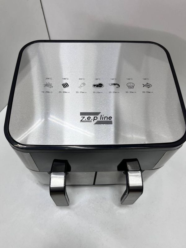 Аерогриль Zepline ZP-209 4000 Вт 12 л. Мультипіч на 2 контейнера (6+6 л)