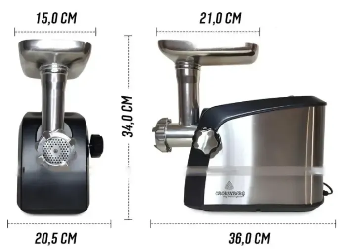 Електром'ясорубка CB-4216 3200 ват Crownberg