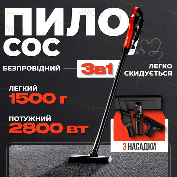 Ручний акумуляторний пилосос SOKANY SK-13033 2800Вт