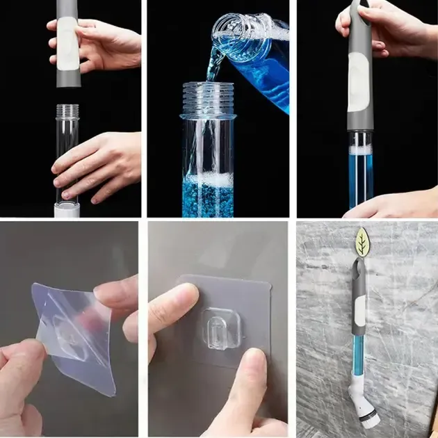 Щітка електрична 8 насадок,360 градусів Cleaning brush AND 1-33