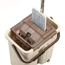 Швабра з відром і самовіджимом , Spin Mop Scratch Cleaning 360, швабра ледарка