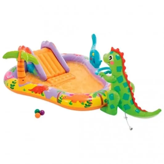 Надувний ігровий центр Intex 56139 "Дінопарк"