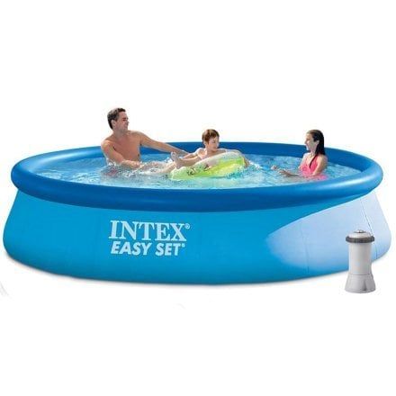 Надувний безкаркасний басейн Intex 28142 (366-84см, 7290л, фільтр-насос, ремкомплект)