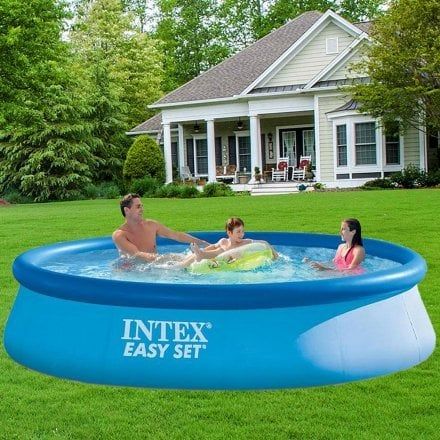 Надувний безкаркасний басейн Intex 28142 (366-84см, 7290л, фільтр-насос, ремкомплект)