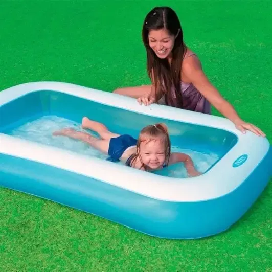 Надувний басейн Intex 166 х 100 х 25 см 90 л Blue