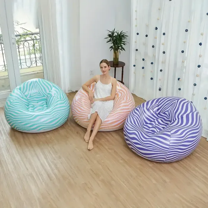 Універсальний диван в смужку - Портативний пуф Sofa AND XL-1135