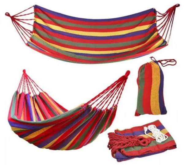 Бавовняний гамак 200х80 см (без планки)