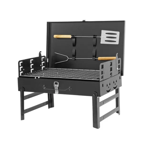 Складаний мангал для барбекю Supretto чемодан переносний компактний CA-07