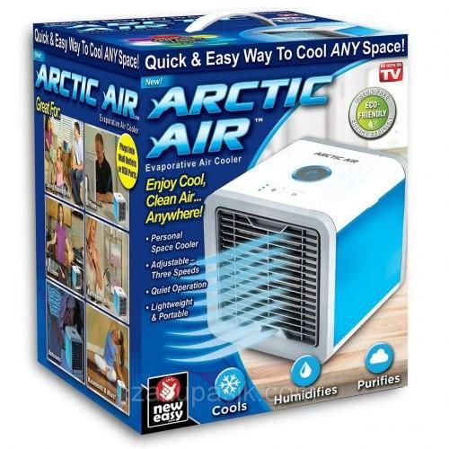 Портативний кондиціонер 4в1 Rovus Arctic Air з підсвічуванням. Міні-кондиціонер