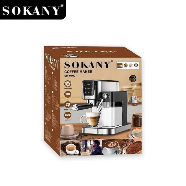 Кавомашина ріжкова 1350W Sokany SK-04027